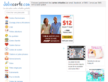 Tablet Screenshot of joliecarte.com